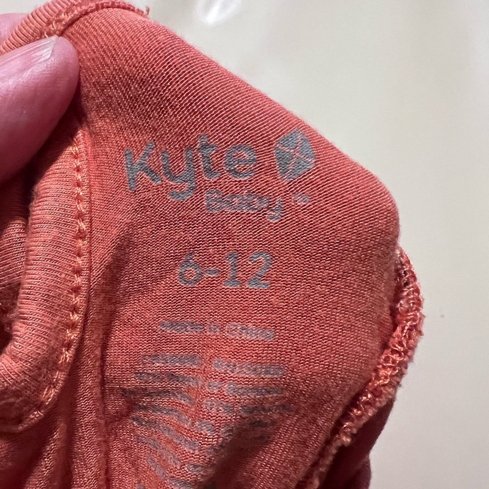 Kyte Baby Halloween Pumpkin Long Sleeve Bubble Romper 6-12 months - Picture 5 of 5